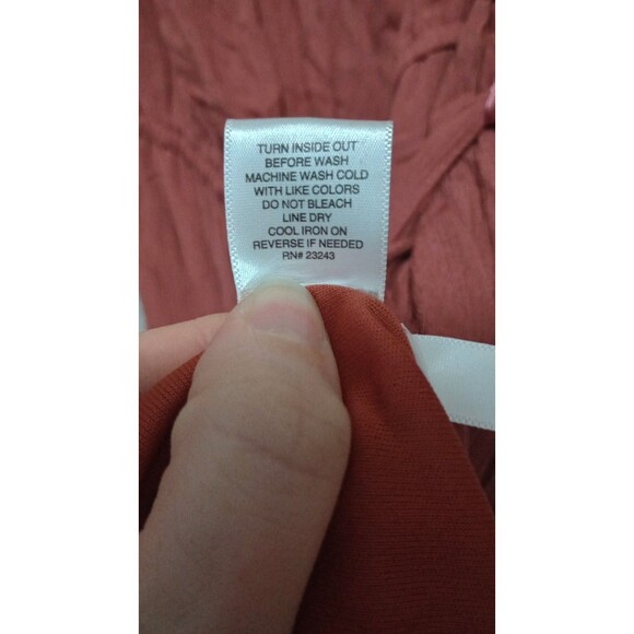 NY & C Lace Romper Sz M Nwt Blush Preppy Beach Tie Front Boho Tassel - Picture 6 of 9